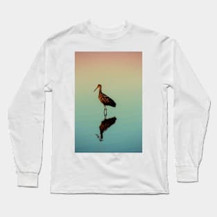 Limpkin at Sunset Long Sleeve T-Shirt